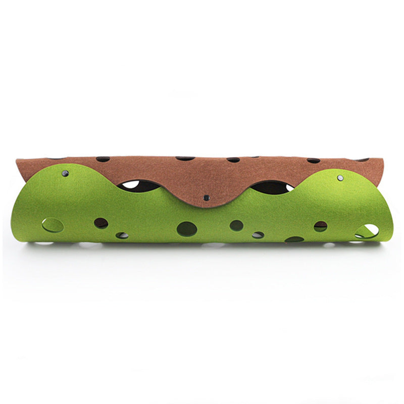 Felt Cat Tunnel Toy , Endless Fun for Kitties