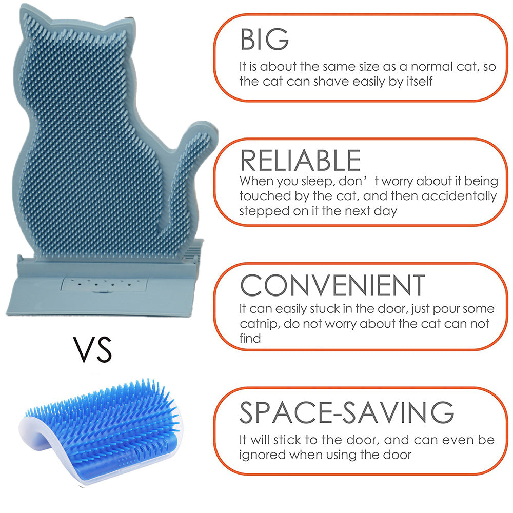 Cat Corner Self-Grooming Brush with Catnip Fun