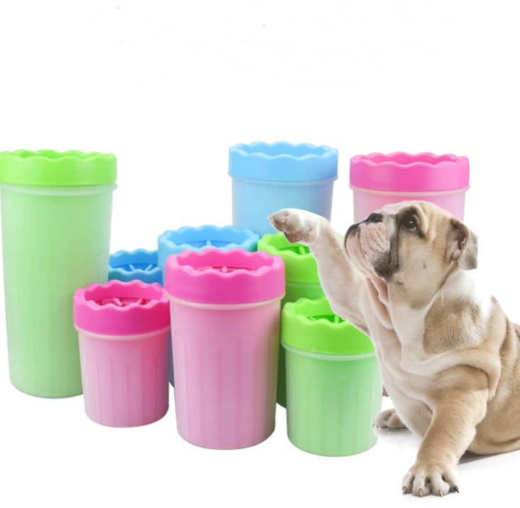Portable Dog Paw Cleaner – Gentle Wash for Muddy Paws