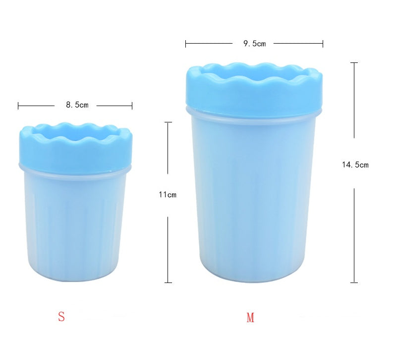 Portable Dog Paw Cleaner – Gentle Wash for Muddy Paws