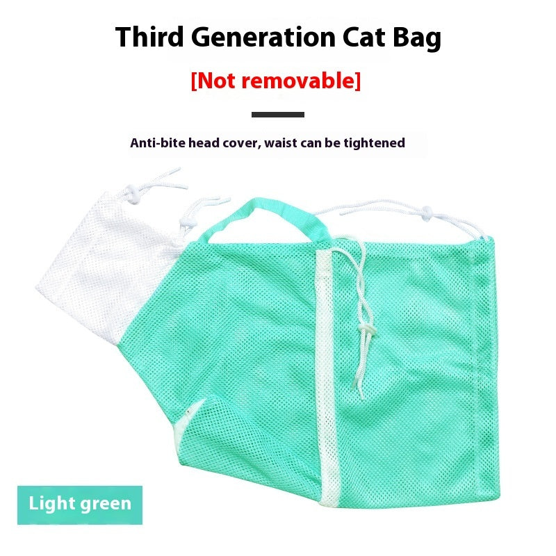 Safe & Cozy Cat Grooming Sack for Calm Care