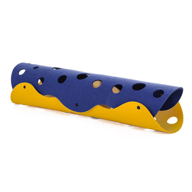 Felt Cat Tunnel Toy , Endless Fun for Kitties