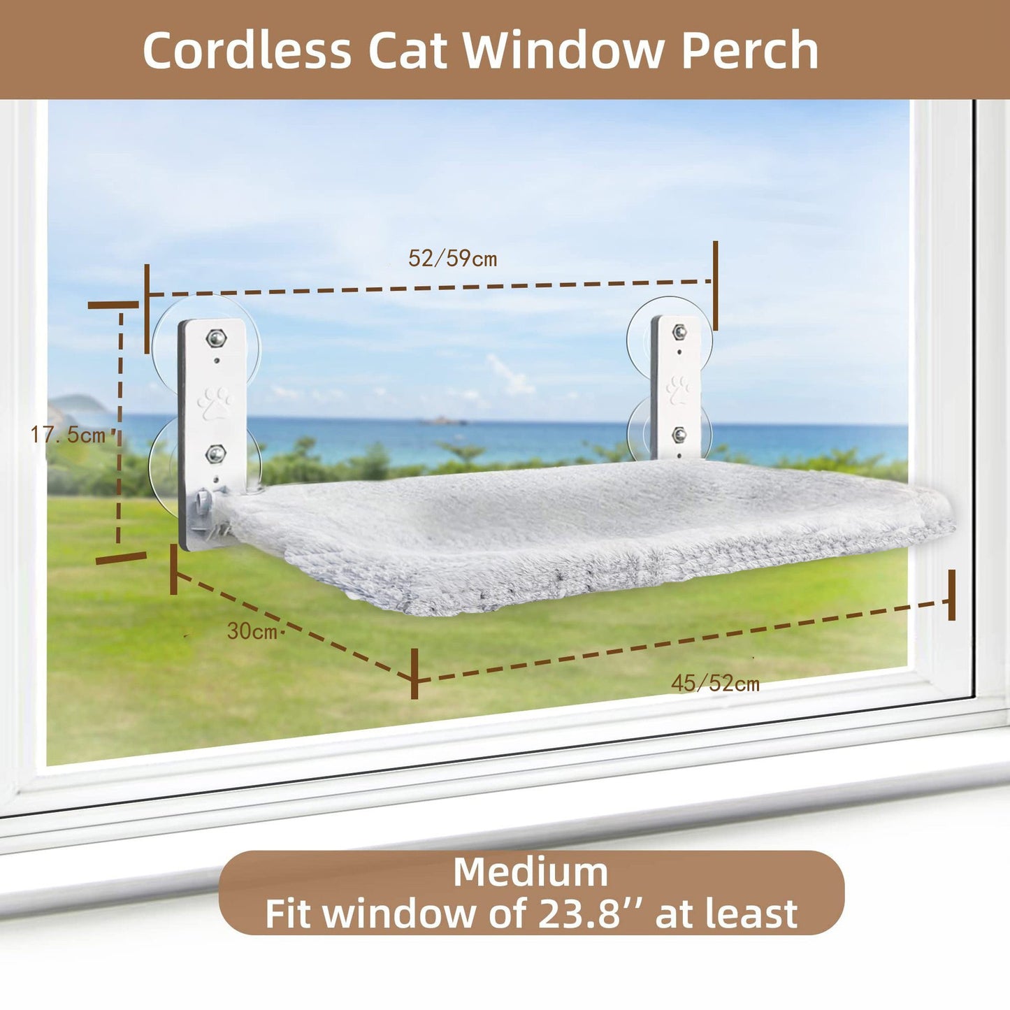 Indoor Cat Window Bed – Comfortable Foldable Hammock Seat