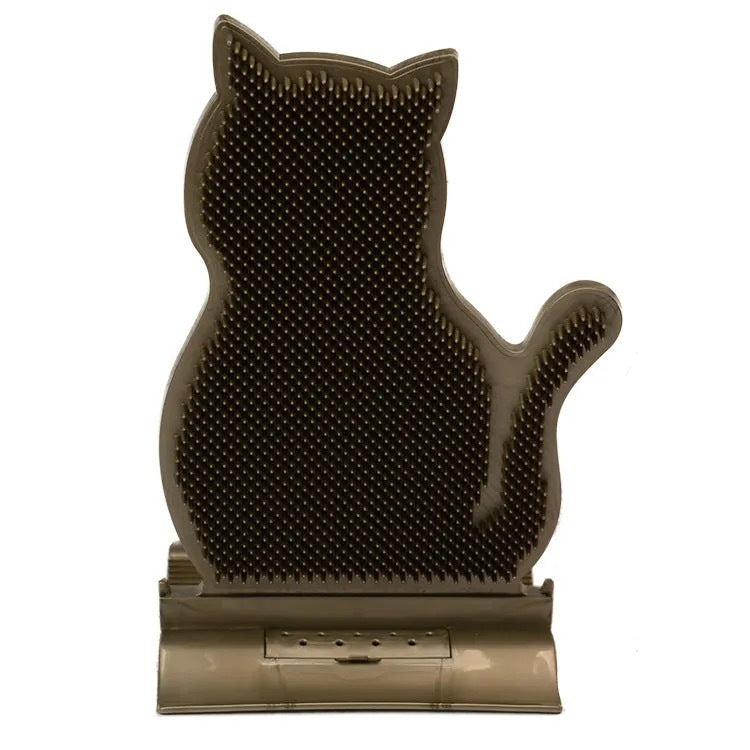 Cat Corner Self-Grooming Brush with Catnip Fun