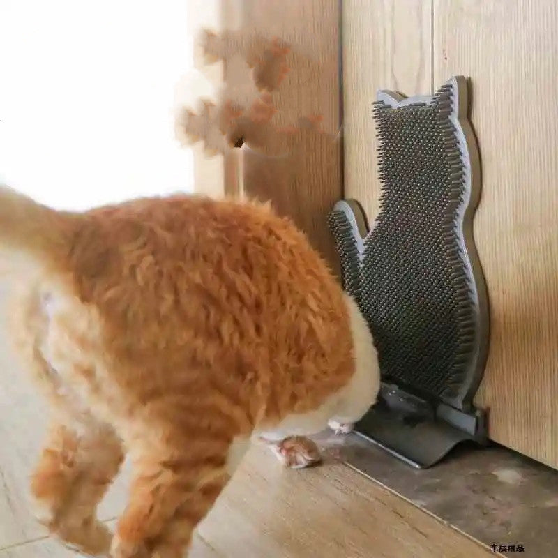 Cat Corner Self-Grooming Brush with Catnip Fun