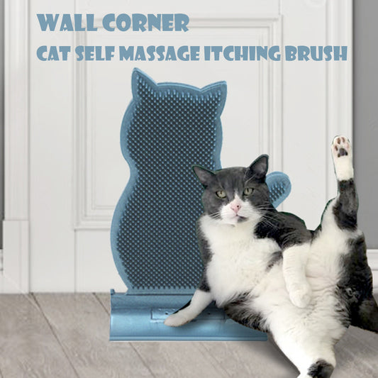 Cat Corner Self-Grooming Brush with Catnip Fun