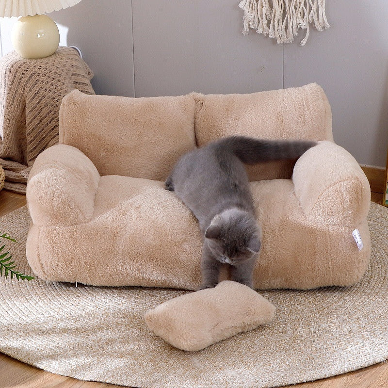 Luxury Cat Sofa Bed , Perfect Nap Spot for Pets