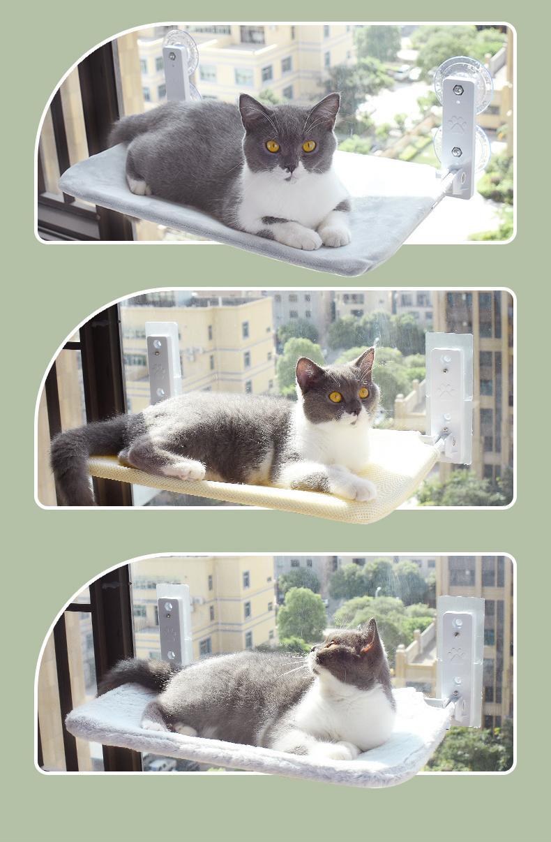 Sunny Cat Window Seat – Strong Suction Cup Hammock